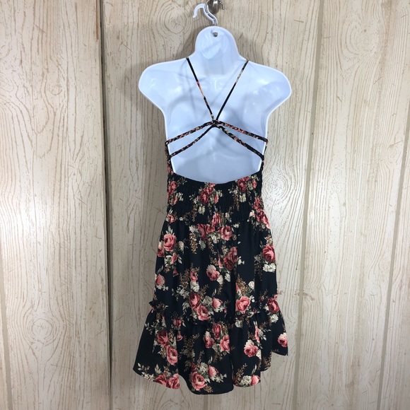 B Darlin Strappy Back Fit & Flare Dress 5/6 - Picture 2 of 6